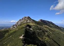 Winter cabin in mountain